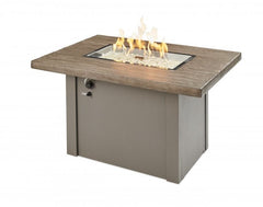 The Outdoor GreatRoom Havenwood 62" Rectangular Gas Fire Pit Table