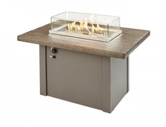 The Outdoor GreatRoom Havenwood 62" Rectangular Gas Fire Pit Table