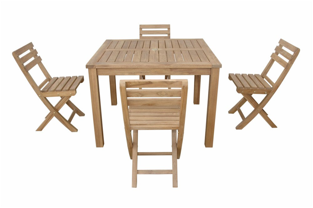 Montage Alabama 5-Piece Dining Set in Teak - image 23