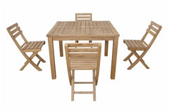 Montage Alabama 5-Piece Dining Set in Teak - image 23