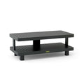 Granada Aluminum Coffee Table with Teak and Aluminum