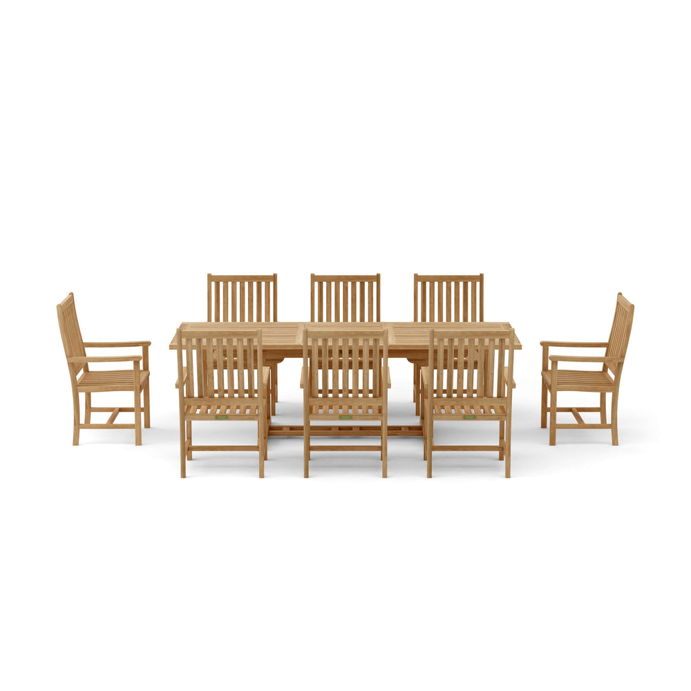 Bahama Wilshire Armchair 9-Piece Extension Dining Set - image 3
