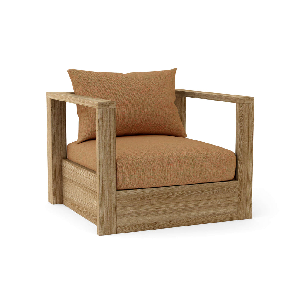 Canvas Teak cushion