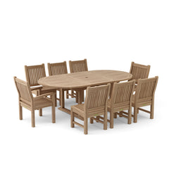 Bahama Sahara Side Chair 7-Piece 87" Oval Dining Set - image 2