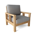 SouthBay Teak Deep Seating Armchair with Cushion