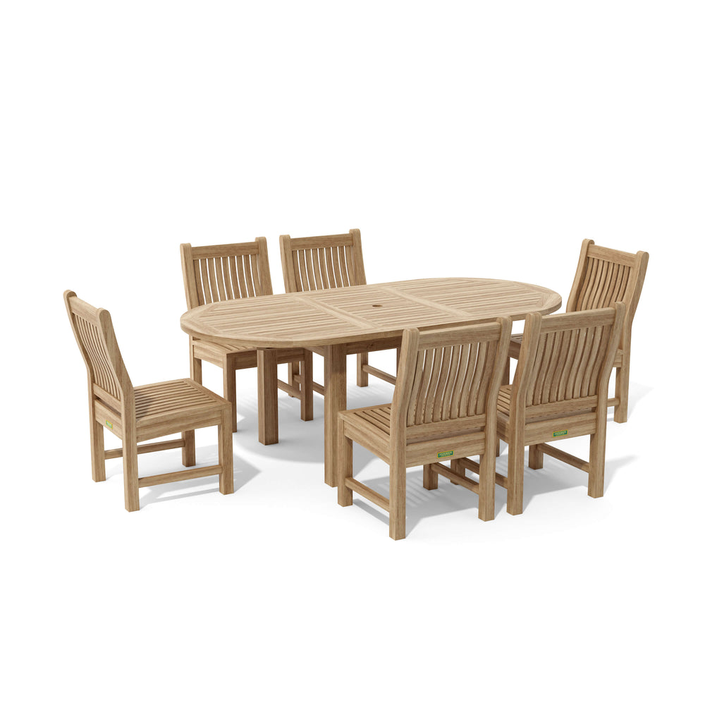 Bahama Sahara 7-Piece 96" Rectangular Dining Set - image 5