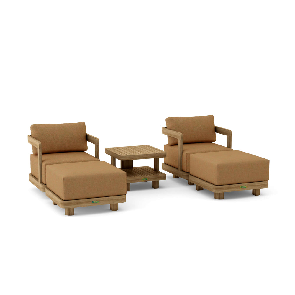Canvas Teak cushion