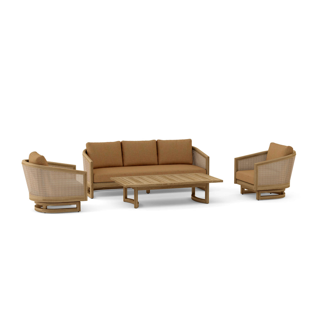 Canvas Teak cushion