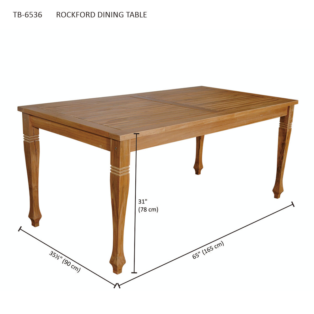 Rockford Rectangular Dining Table - image 3