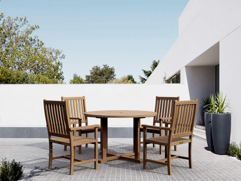 Tosca Wilshere 5-Piece Dining Set in Teak - image 22