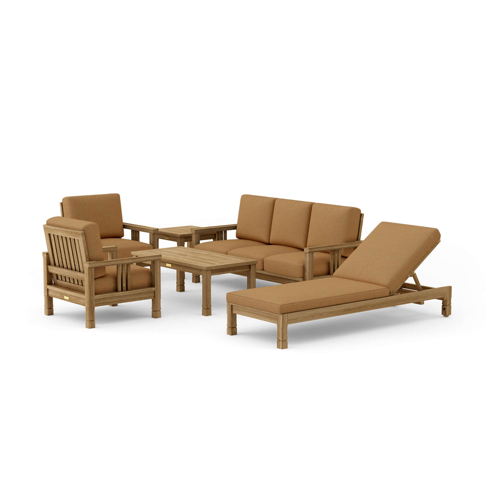 Canvas Teak cushion