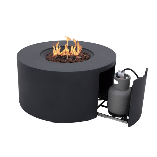 Elementi Pacaya Fire Table OFG311 With Propane Tank Drawer