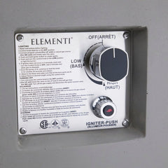 Elementi Pacaya Fire Table OFG311 With Propane Tank Drawer
