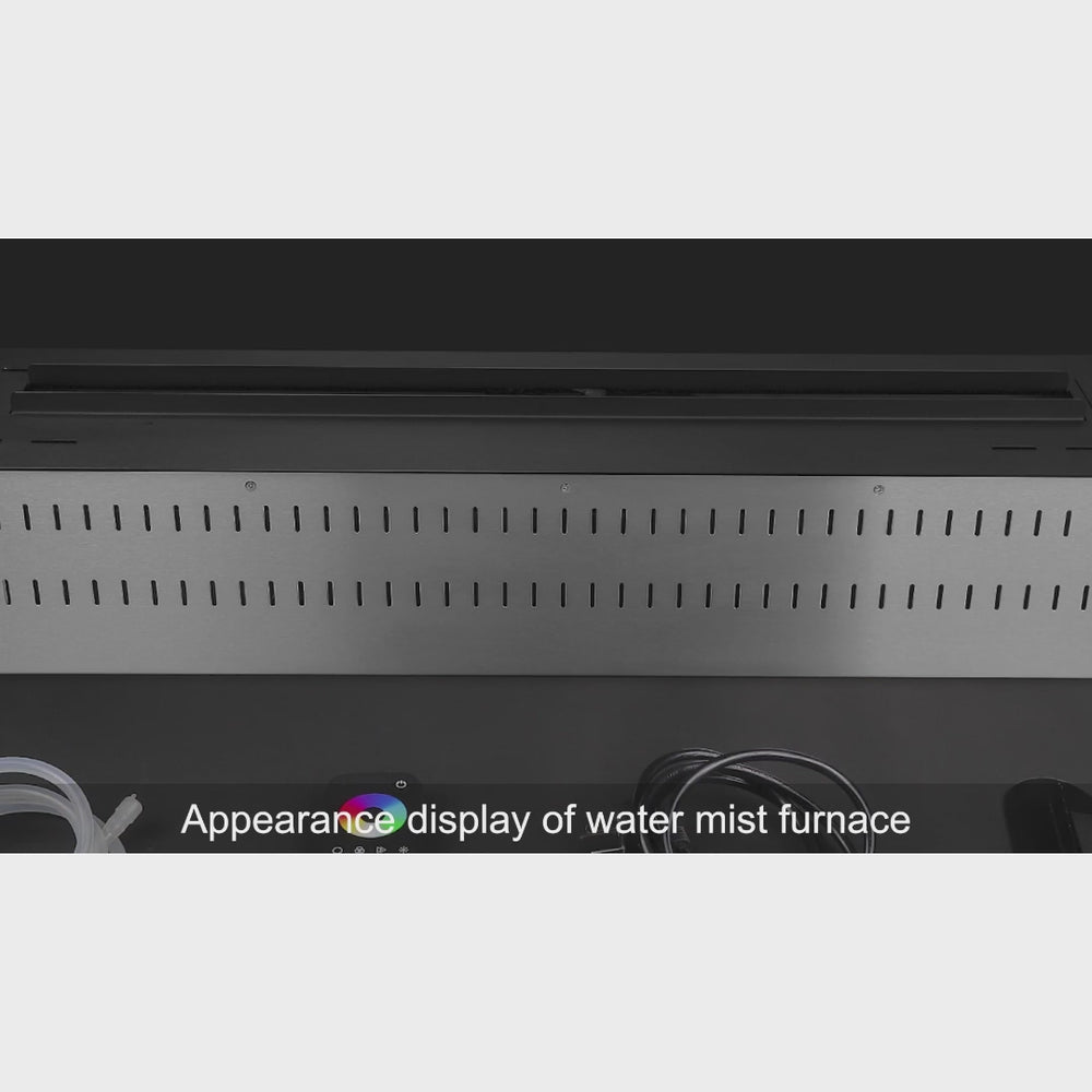 The Bio Flame 60-inch Smart Water Vapor Fireplace