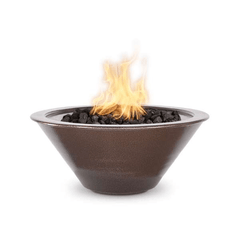 The Outdoor Plus Cazo Powdercoated Steel Copper Fire Bowl