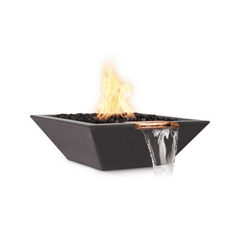The Outdoor Plus Maya Concrete Fire & Water Bowl