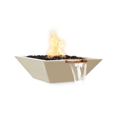 The Outdoor Plus Maya Concrete Fire & Water Bowl