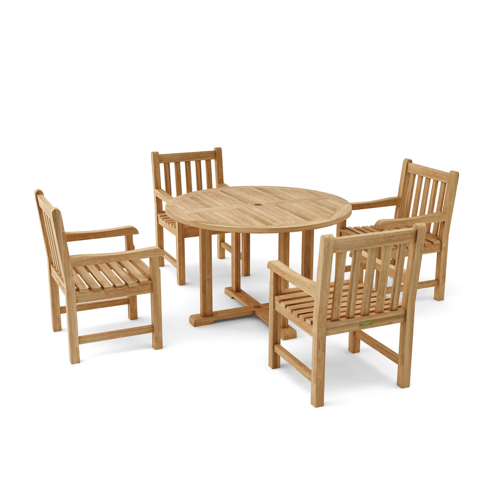 Tosca Classic Armchair 5-Piece Dining Set - image 6