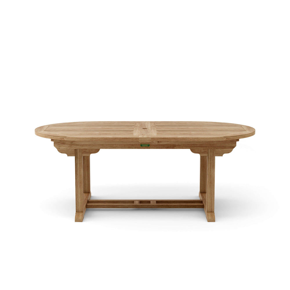 Bahama 117" Oval Extension Table w/ Double Extensions - image 4
