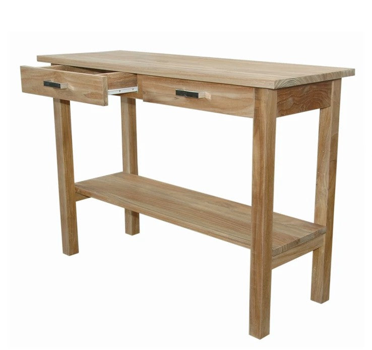 Atlanta Rectangular Serving Table w/ 2 Drawers and 1 Shelf - image 2
