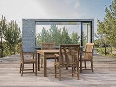Windsor Chicago 5-Piece Dining Table Set in Teak - image 21