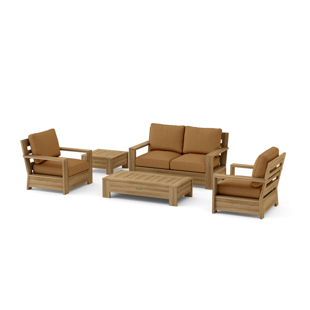 Canvas Teak cushion