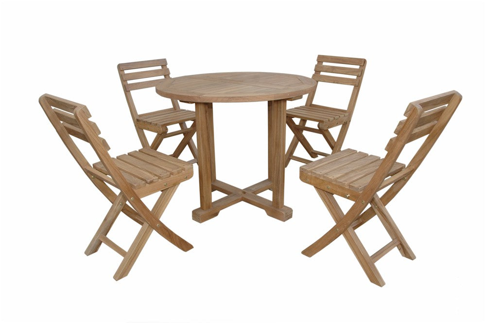 Montage Alabama 5-Piece Bistro Set in Teak - image 23
