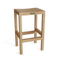 New Montego Backless Bar Chair in Teak