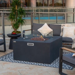 Elementi Rocky Fire Table OFG310 With Propane Tank Drawer