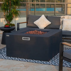 Elementi Rocky Fire Table OFG310 With Propane Tank Drawer