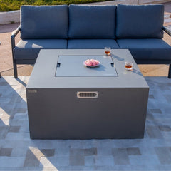 Elementi Rocky Fire Table OFG310 With Propane Tank Drawer