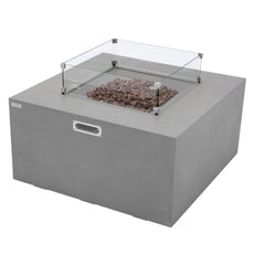 Elementi Rocky Fire Table OFG310 With Propane Tank Drawer