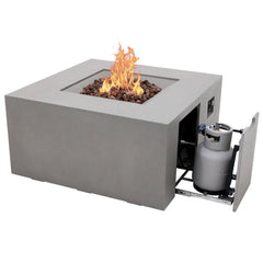 Elementi Rocky Fire Table OFG310 With Propane Tank Drawer