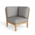 Natsepa Corner Modular Deep Seating in Teak