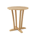 Descanso 35" Round Bar Table in Teak