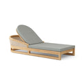 Catania Chaise Lounge with Teak and Wicker