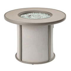 The Outdoor GreatRoom Stonefire Round Gas Fire Pit Table