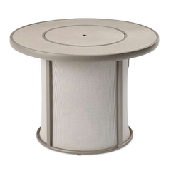 The Outdoor GreatRoom Stonefire Round Gas Fire Pit Table