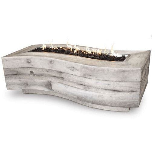 The Outdoor Plus Big Sur Wood Grain Concrete Fire Pit - OPT-BGSR