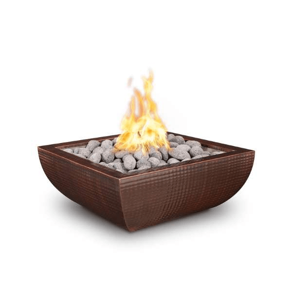 The Outdoor Plus Avalon Hammered Copper Fire Bowl