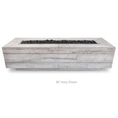 The Outdoor Plus Catalina Wood Grain Fire Pit - OPT-CTL