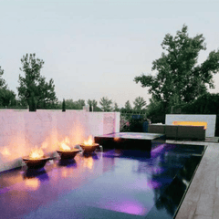 The Outdoor Plus Cazo 4-Way Copper Fire & Water Bowl