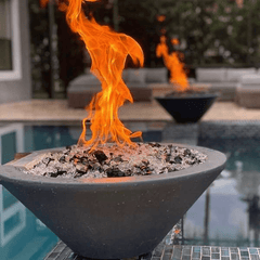 The Outdoor Plus Cazo Concrete Fire Bowl