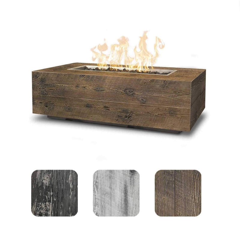 The Outdoor Plus Coronado Wood Grain Fire Pit - OPT-COR