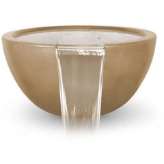 The Outdoor Plus Luna Concrete Fire & Water Bowl