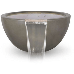 The Outdoor Plus Luna Concrete Fire & Water Bowl