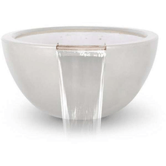 The Outdoor Plus Luna Concrete Fire & Water Bowl
