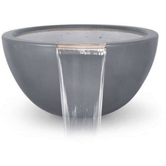 The Outdoor Plus Luna Concrete Fire & Water Bowl