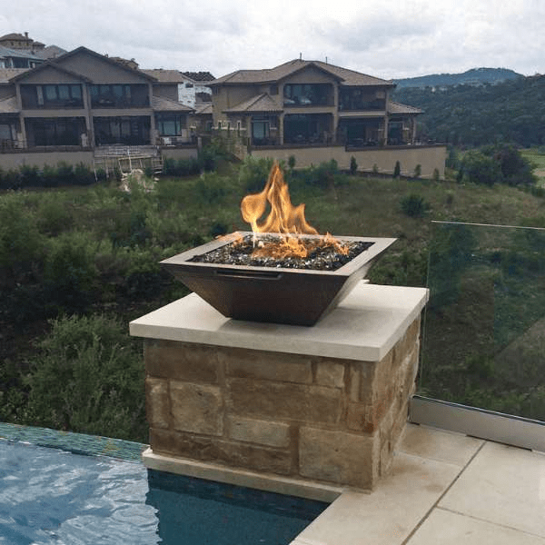 The Outdoor Plus Maya Copper Fire & Water Bowl