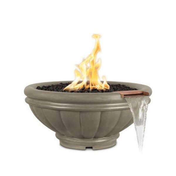 The Outdoor Plus Roma Concrete Fire & Water Bowl
